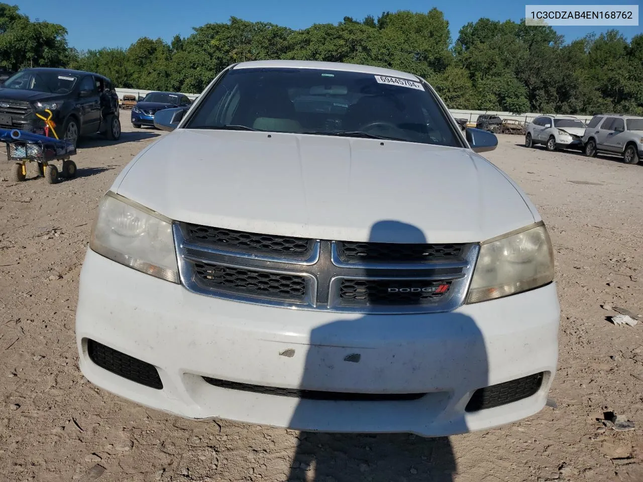 2014 Dodge Avenger Se VIN: 1C3CDZAB4EN168762 Lot: 69445704