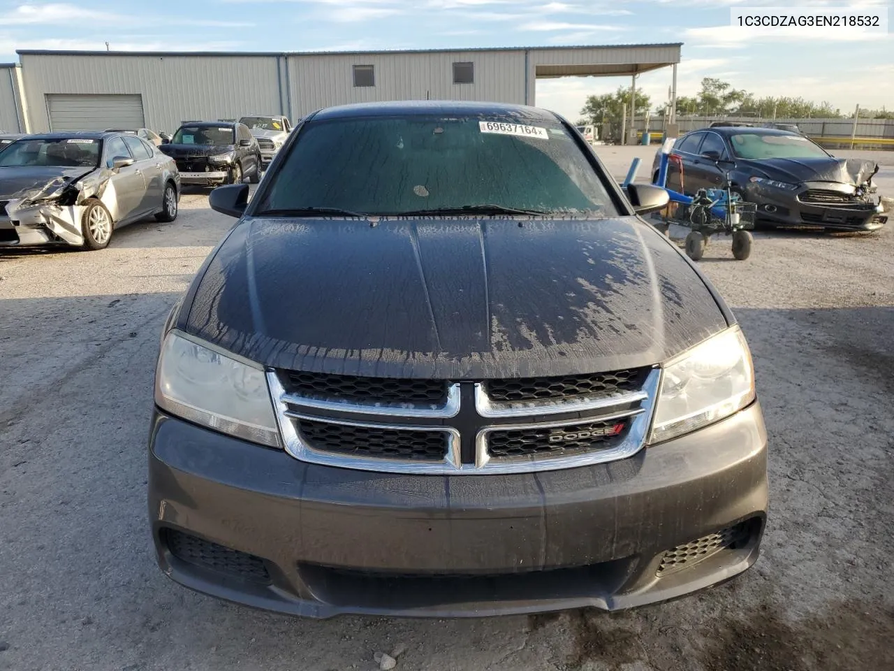 2014 Dodge Avenger Se VIN: 1C3CDZAG3EN218532 Lot: 69637164