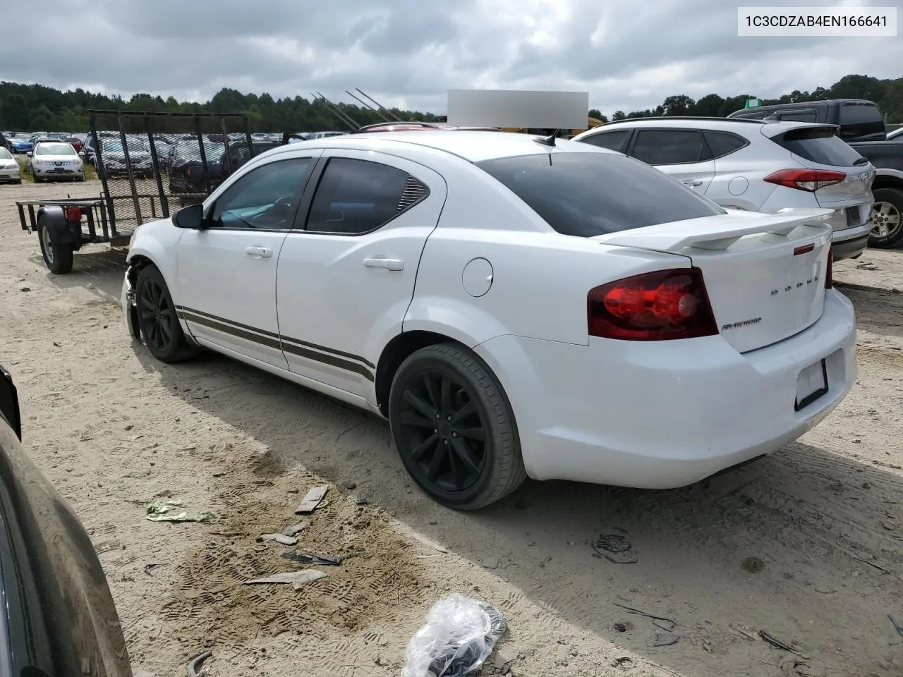 2014 Dodge Avenger Se VIN: 1C3CDZAB4EN166641 Lot: 69958654