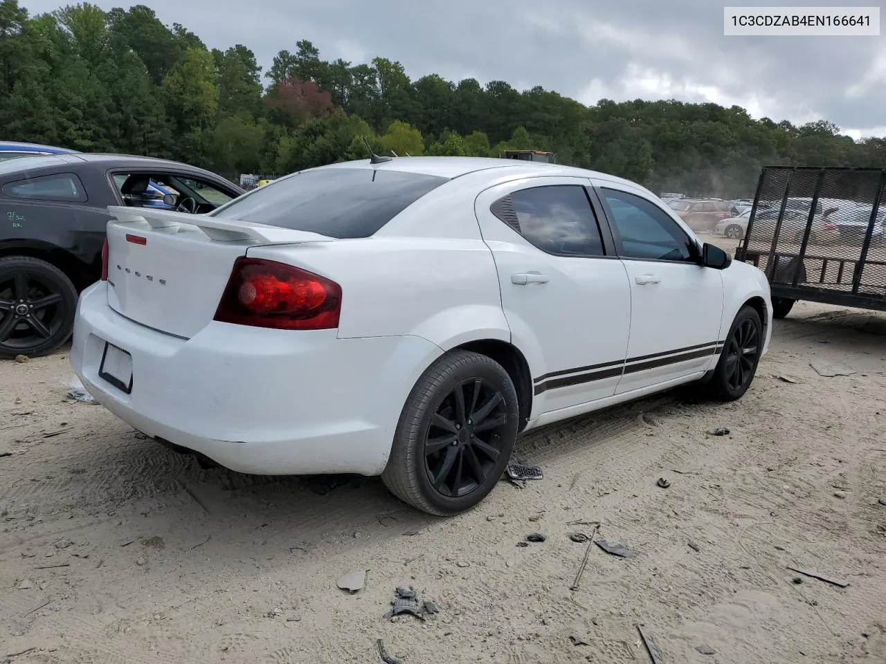 2014 Dodge Avenger Se VIN: 1C3CDZAB4EN166641 Lot: 69958654