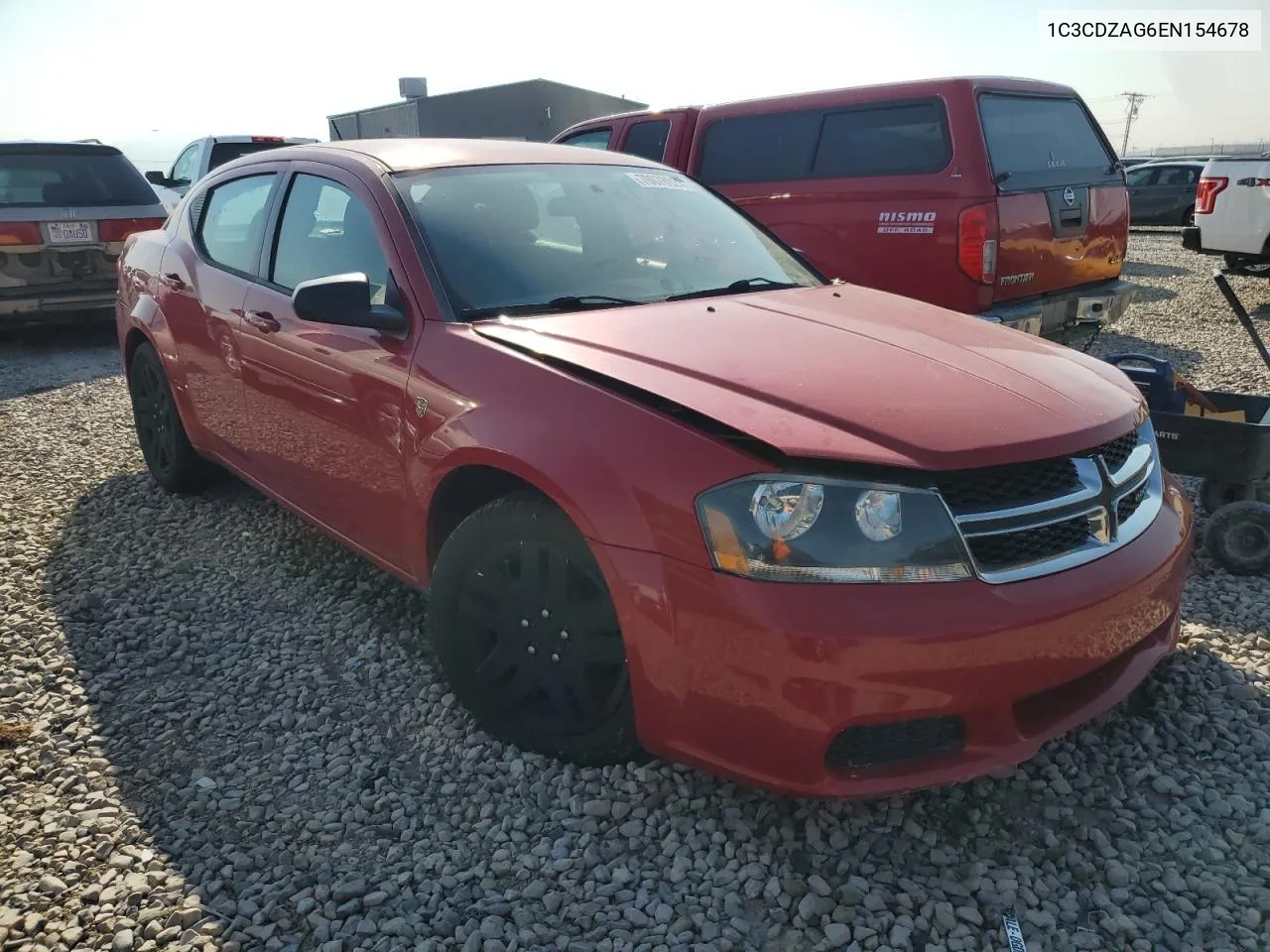 1C3CDZAG6EN154678 2014 Dodge Avenger Se