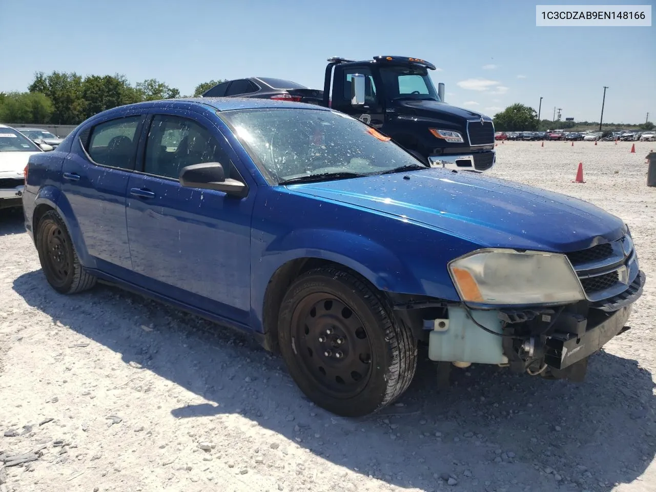 2014 Dodge Avenger Se VIN: 1C3CDZAB9EN148166 Lot: 70300884