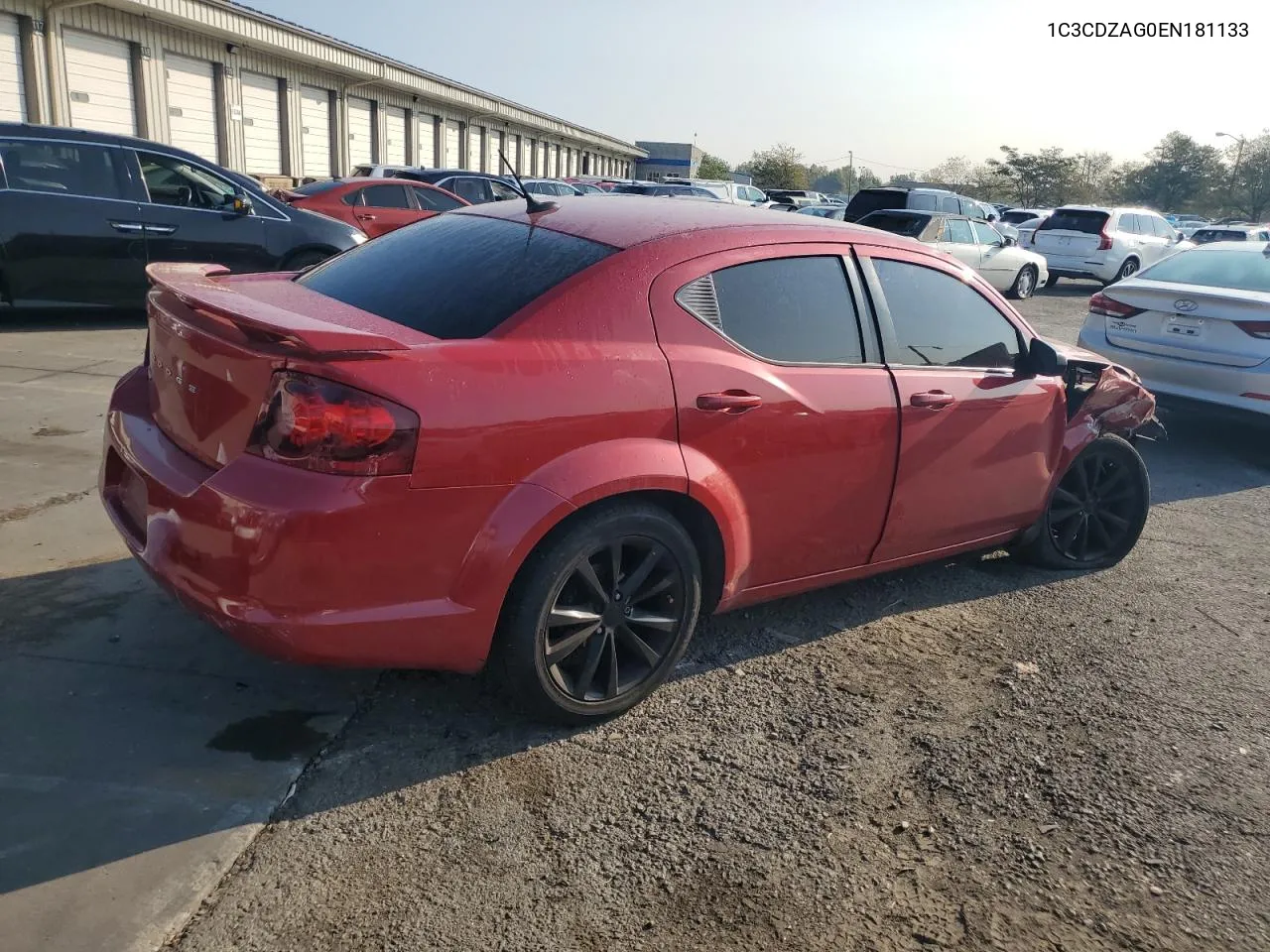 2014 Dodge Avenger Se VIN: 1C3CDZAG0EN181133 Lot: 70367944