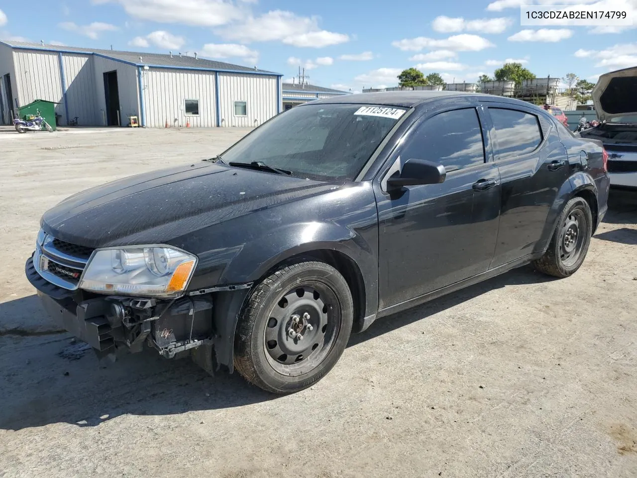 2014 Dodge Avenger Se VIN: 1C3CDZAB2EN174799 Lot: 71125124