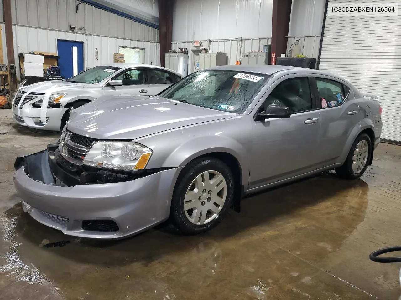 2014 Dodge Avenger Se VIN: 1C3CDZABXEN126564 Lot: 71296014