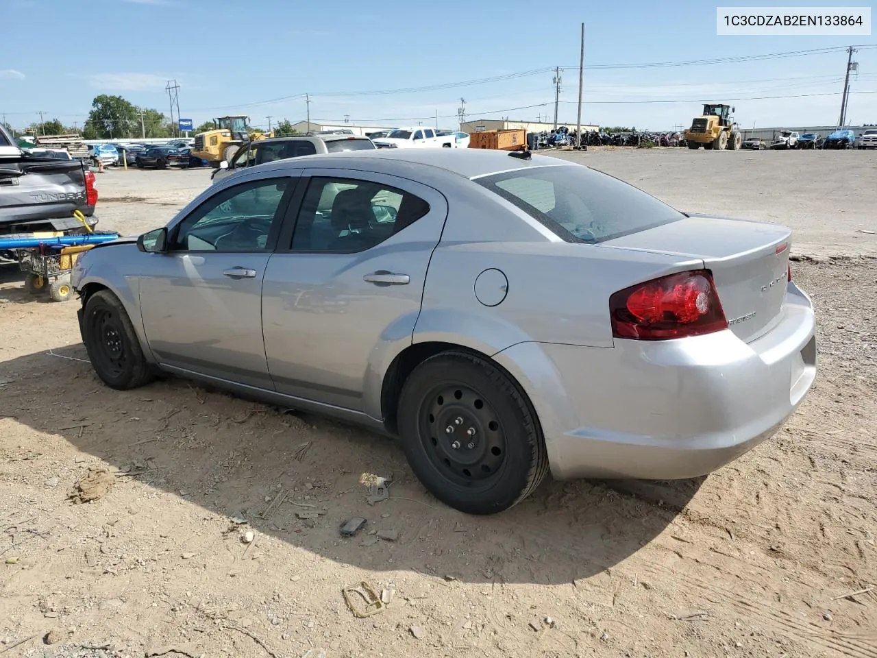 2014 Dodge Avenger Se VIN: 1C3CDZAB2EN133864 Lot: 72687564