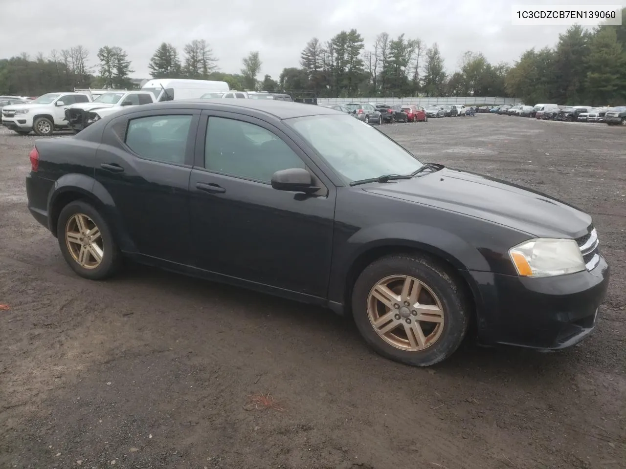 2014 Dodge Avenger Sxt VIN: 1C3CDZCB7EN139060 Lot: 73001404