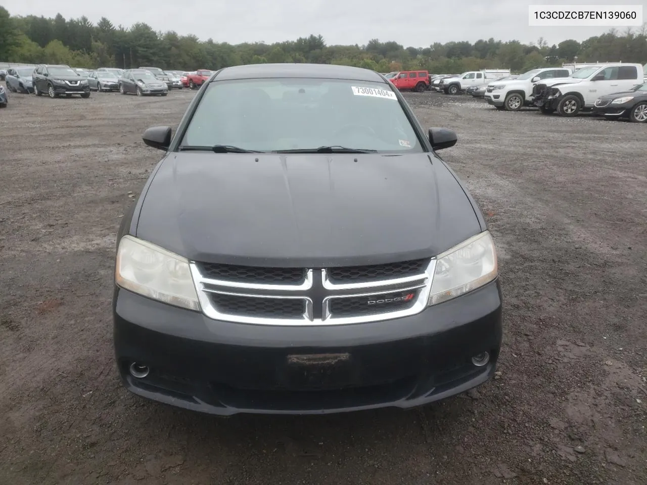 2014 Dodge Avenger Sxt VIN: 1C3CDZCB7EN139060 Lot: 73001404