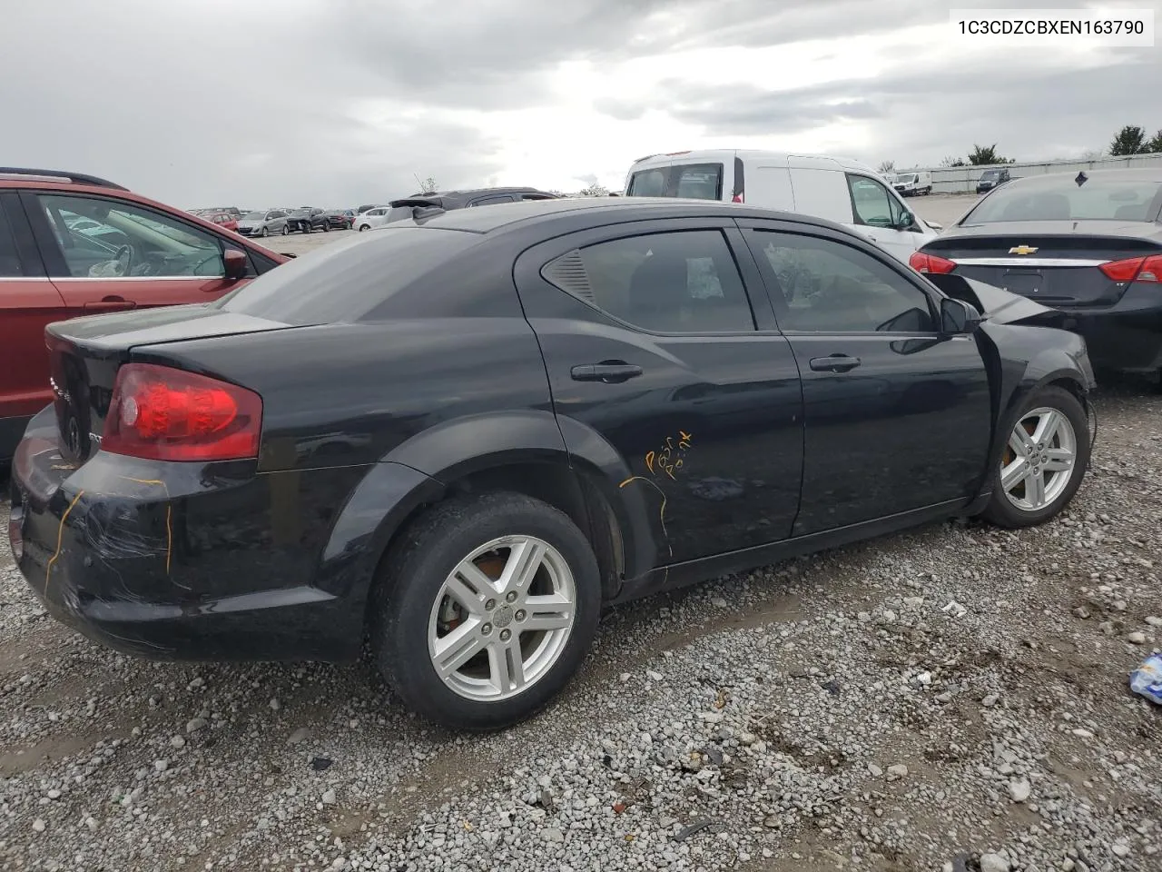 2014 Dodge Avenger Sxt VIN: 1C3CDZCBXEN163790 Lot: 73133814