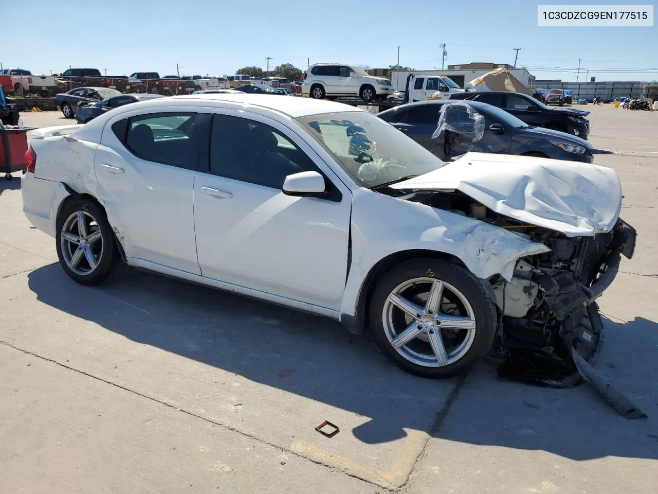 2014 Dodge Avenger Sxt VIN: 1C3CDZCG9EN177515 Lot: 73481554