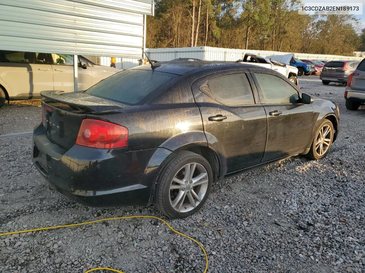 2014 Dodge Avenger Se VIN: 1C3CDZAB2EN189173 Lot: 73867904