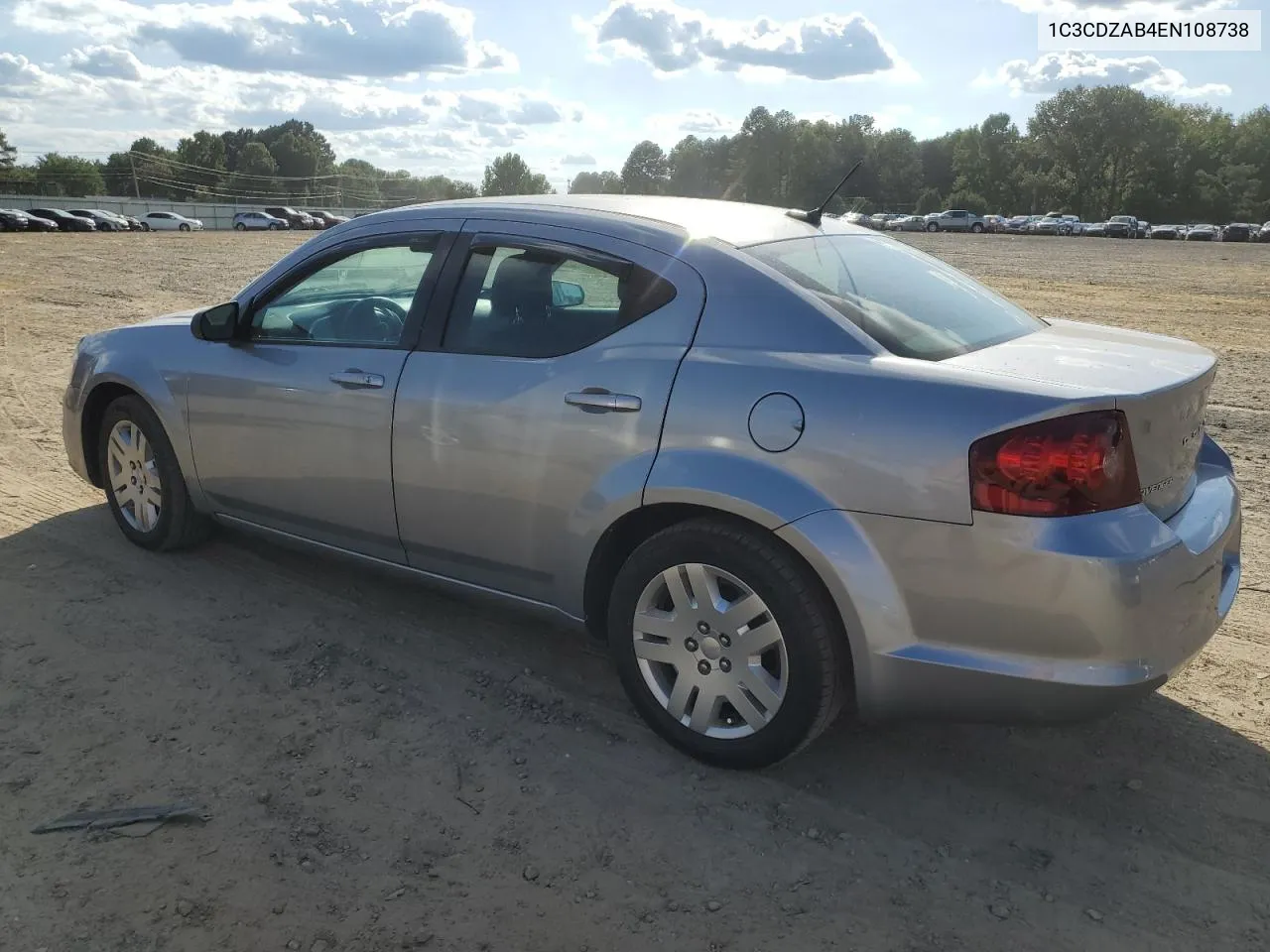 2014 Dodge Avenger Se VIN: 1C3CDZAB4EN108738 Lot: 73995744