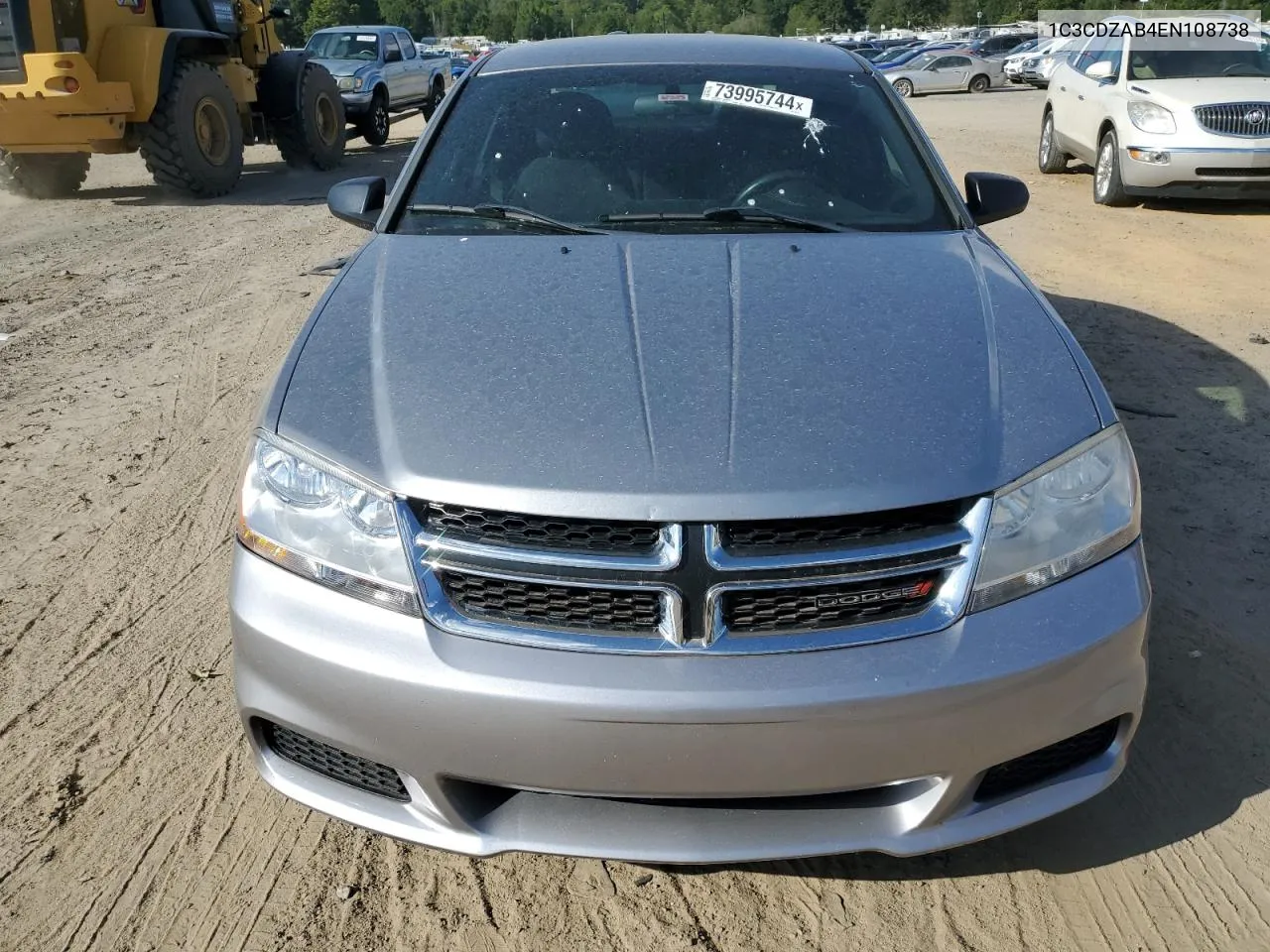 2014 Dodge Avenger Se VIN: 1C3CDZAB4EN108738 Lot: 73995744