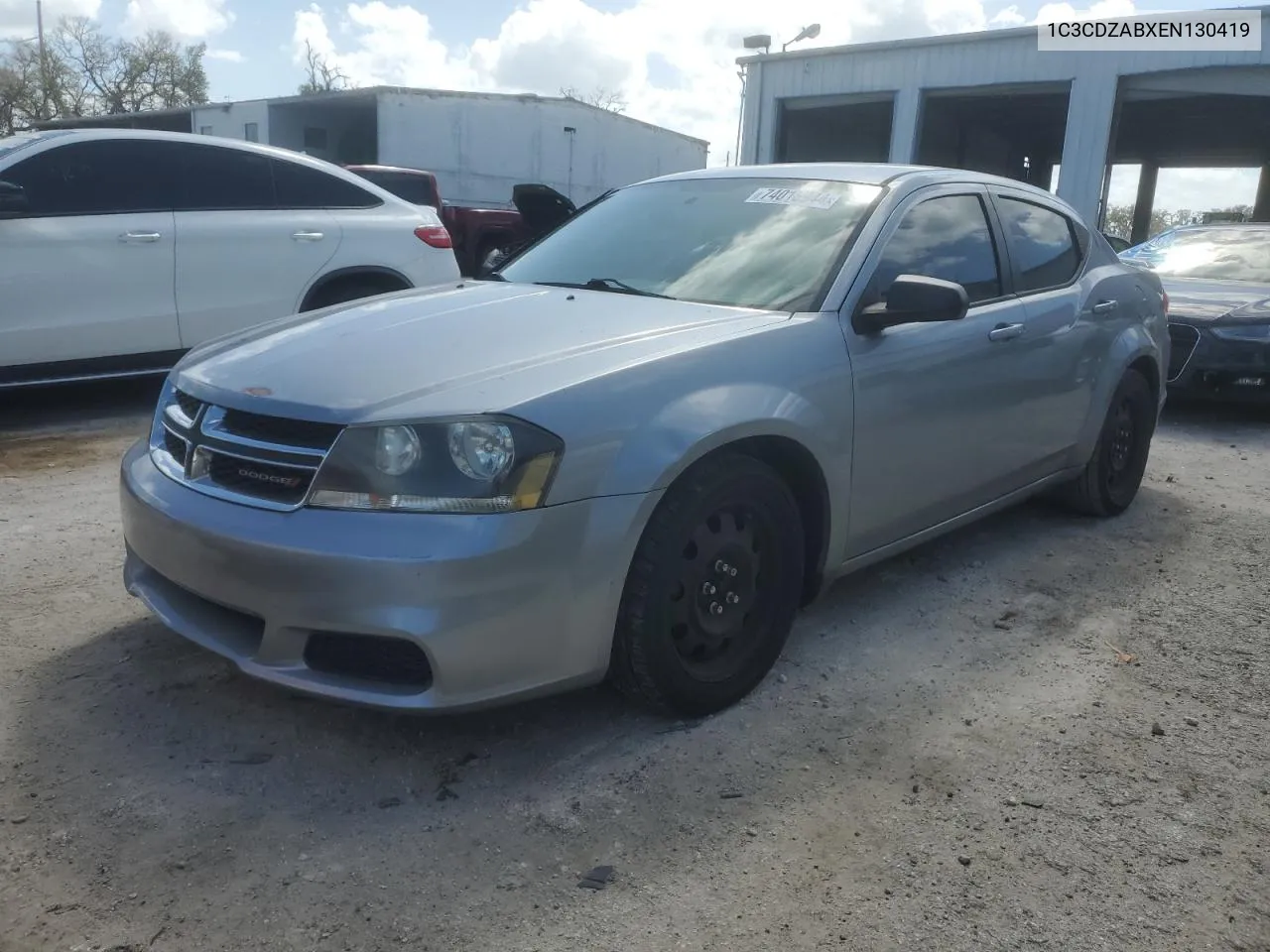 2014 Dodge Avenger Se VIN: 1C3CDZABXEN130419 Lot: 74018944