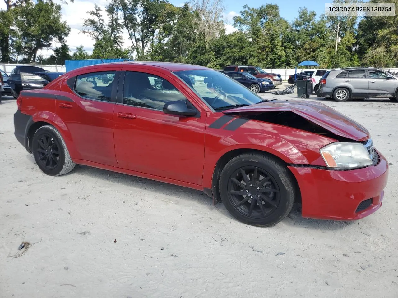 2014 Dodge Avenger Se VIN: 1C3CDZAB2EN130754 Lot: 74458054