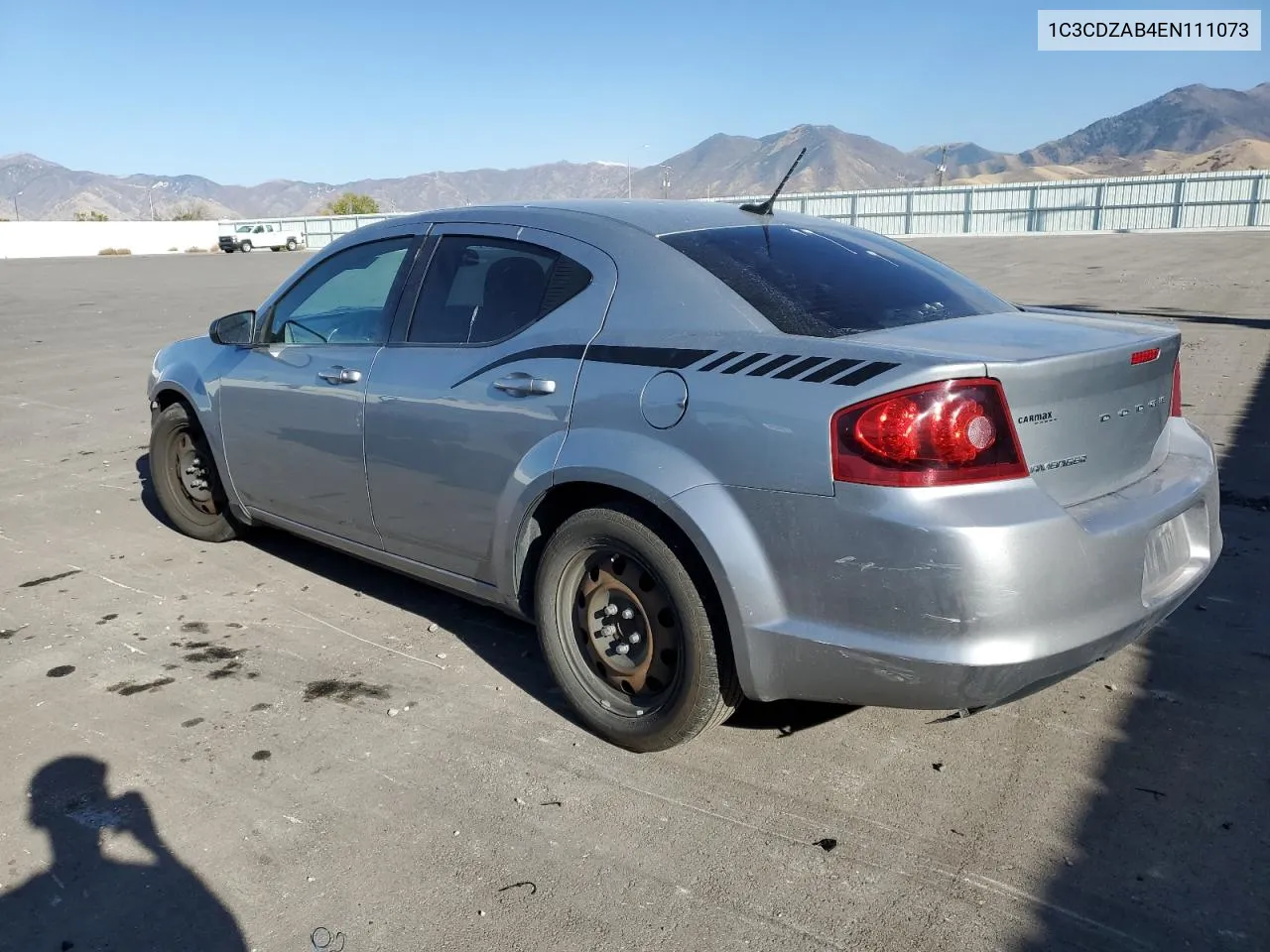 2014 Dodge Avenger Se VIN: 1C3CDZAB4EN111073 Lot: 74687814