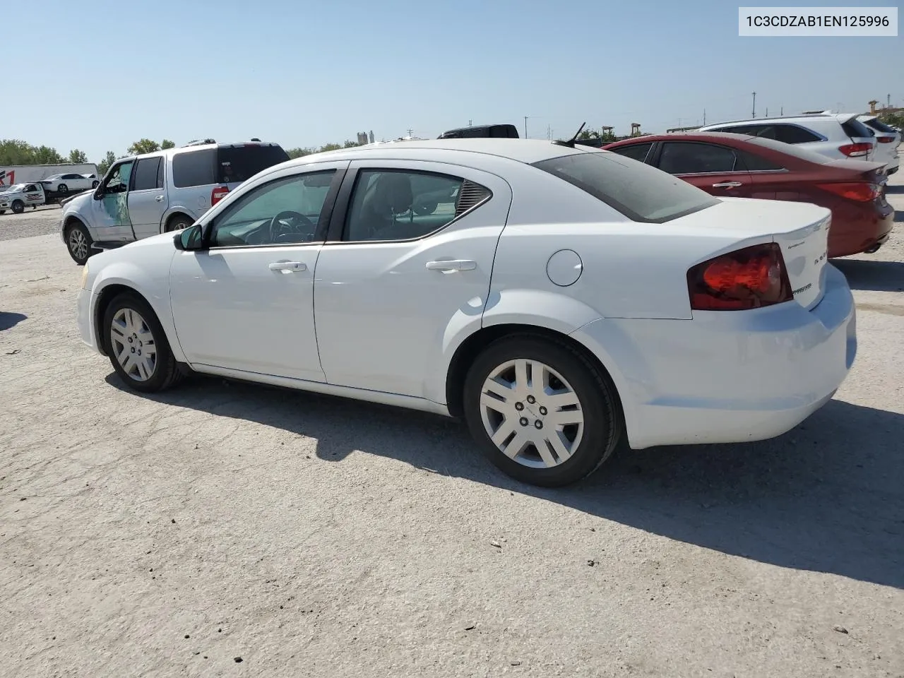 2014 Dodge Avenger Se VIN: 1C3CDZAB1EN125996 Lot: 74766454