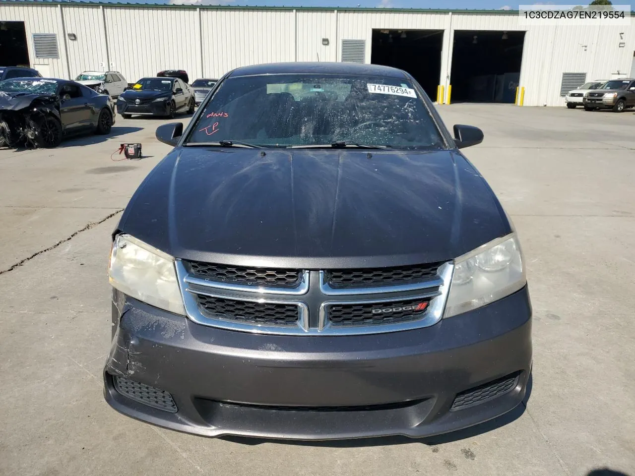 2014 Dodge Avenger Se VIN: 1C3CDZAG7EN219554 Lot: 74776294