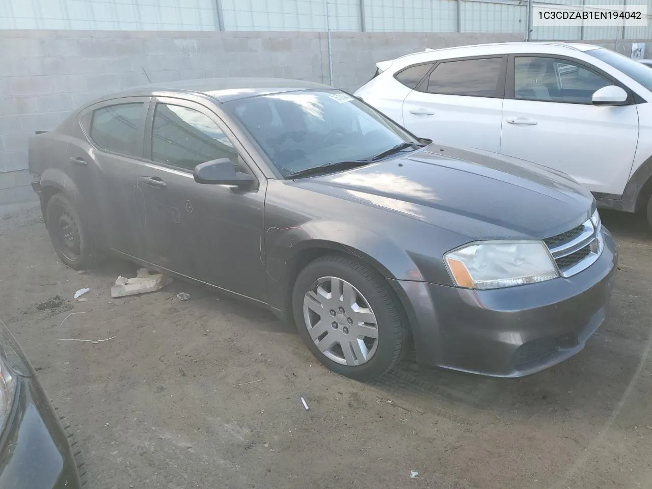 2014 Dodge Avenger Se VIN: 1C3CDZAB1EN194042 Lot: 75531384