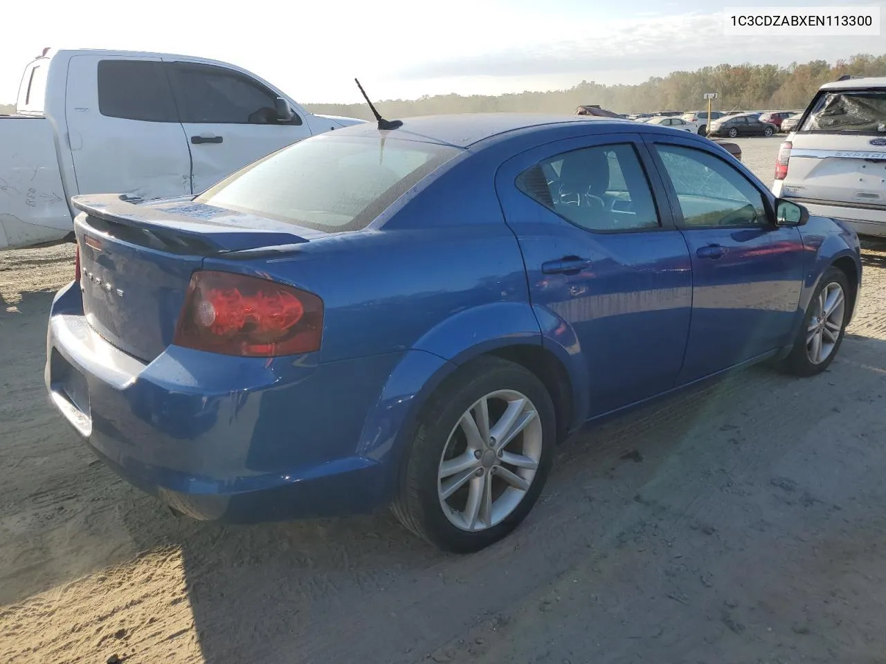 2014 Dodge Avenger Se VIN: 1C3CDZABXEN113300 Lot: 76041474