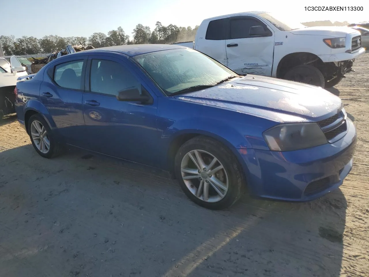 2014 Dodge Avenger Se VIN: 1C3CDZABXEN113300 Lot: 76041474