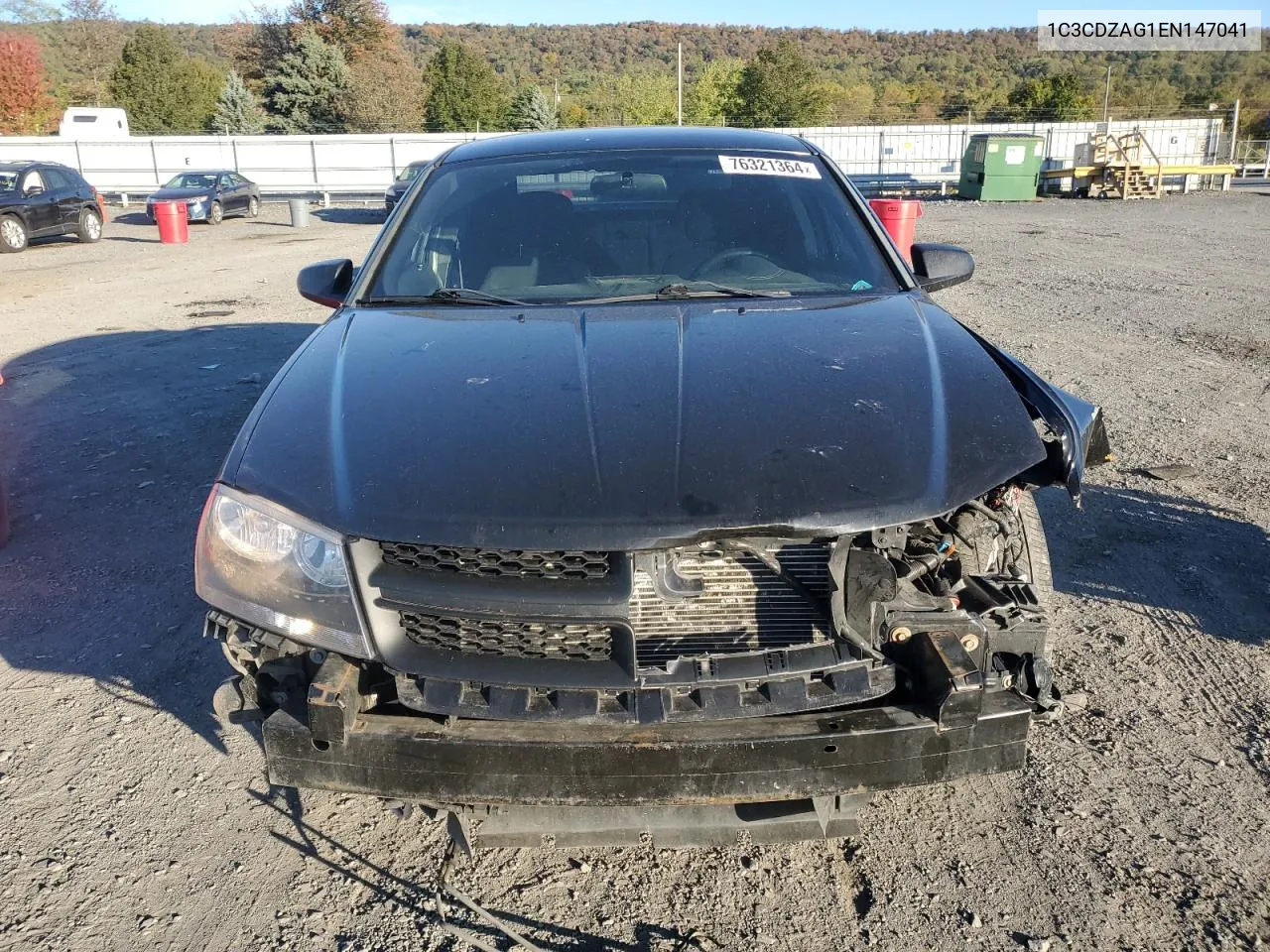 2014 Dodge Avenger Se VIN: 1C3CDZAG1EN147041 Lot: 76321364