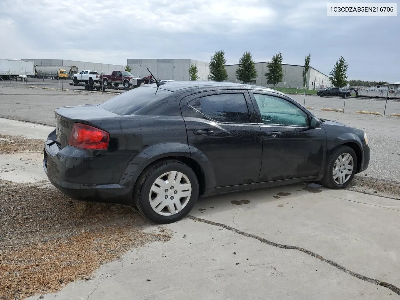 2014 Dodge Avenger Se VIN: 1C3CDZAB5EN216706 Lot: 77075254