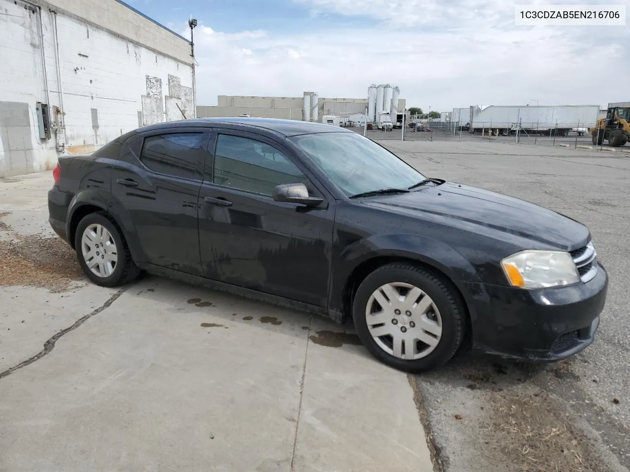 2014 Dodge Avenger Se VIN: 1C3CDZAB5EN216706 Lot: 77075254