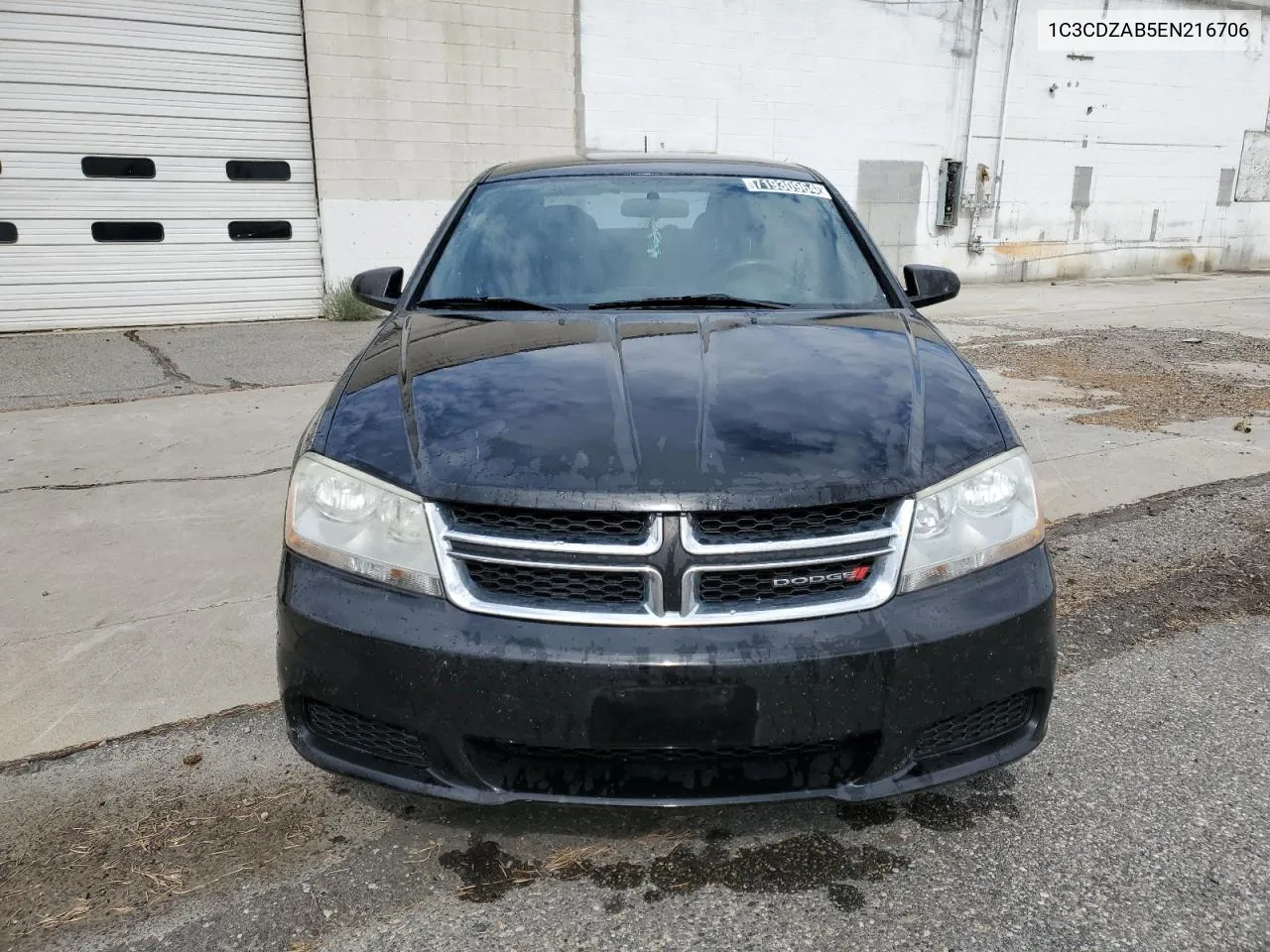 2014 Dodge Avenger Se VIN: 1C3CDZAB5EN216706 Lot: 77075254