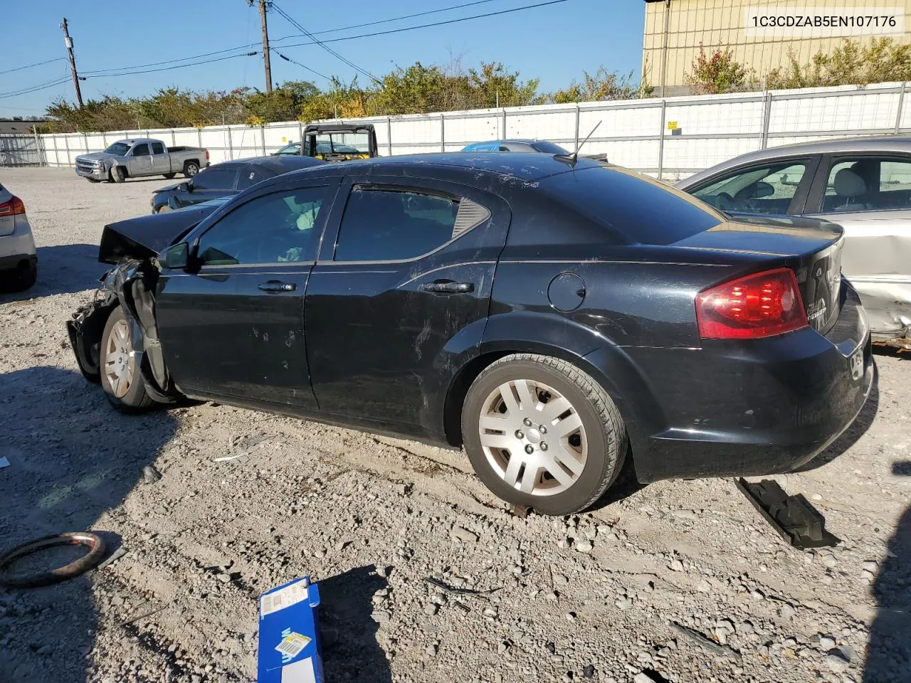 2014 Dodge Avenger Se VIN: 1C3CDZAB5EN107176 Lot: 77333194