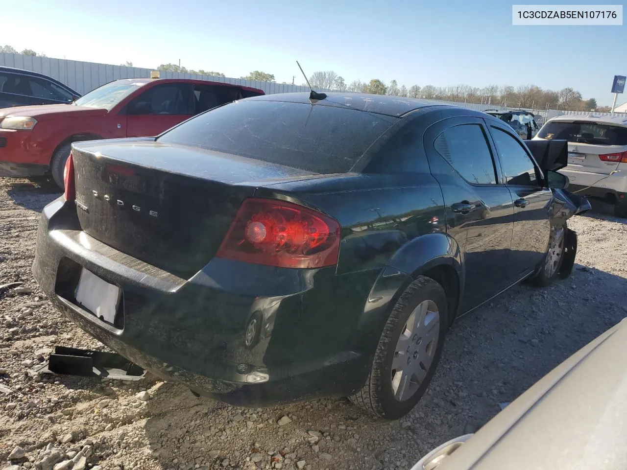 2014 Dodge Avenger Se VIN: 1C3CDZAB5EN107176 Lot: 77333194