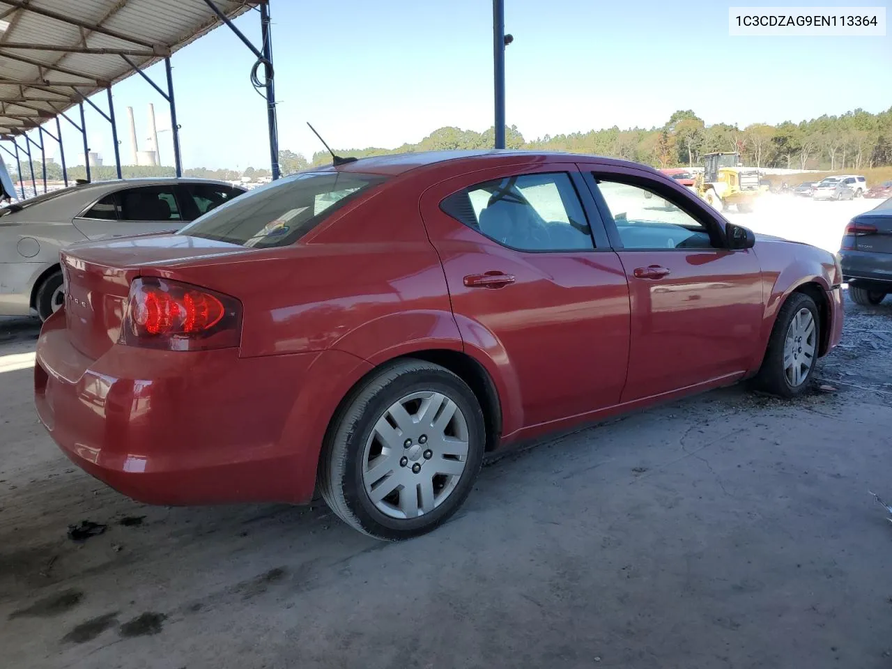 2014 Dodge Avenger Se VIN: 1C3CDZAG9EN113364 Lot: 77461204