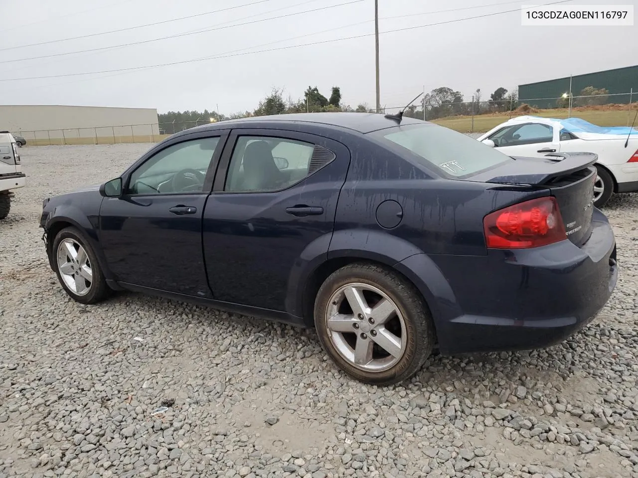 2014 Dodge Avenger Se VIN: 1C3CDZAG0EN116797 Lot: 77863874