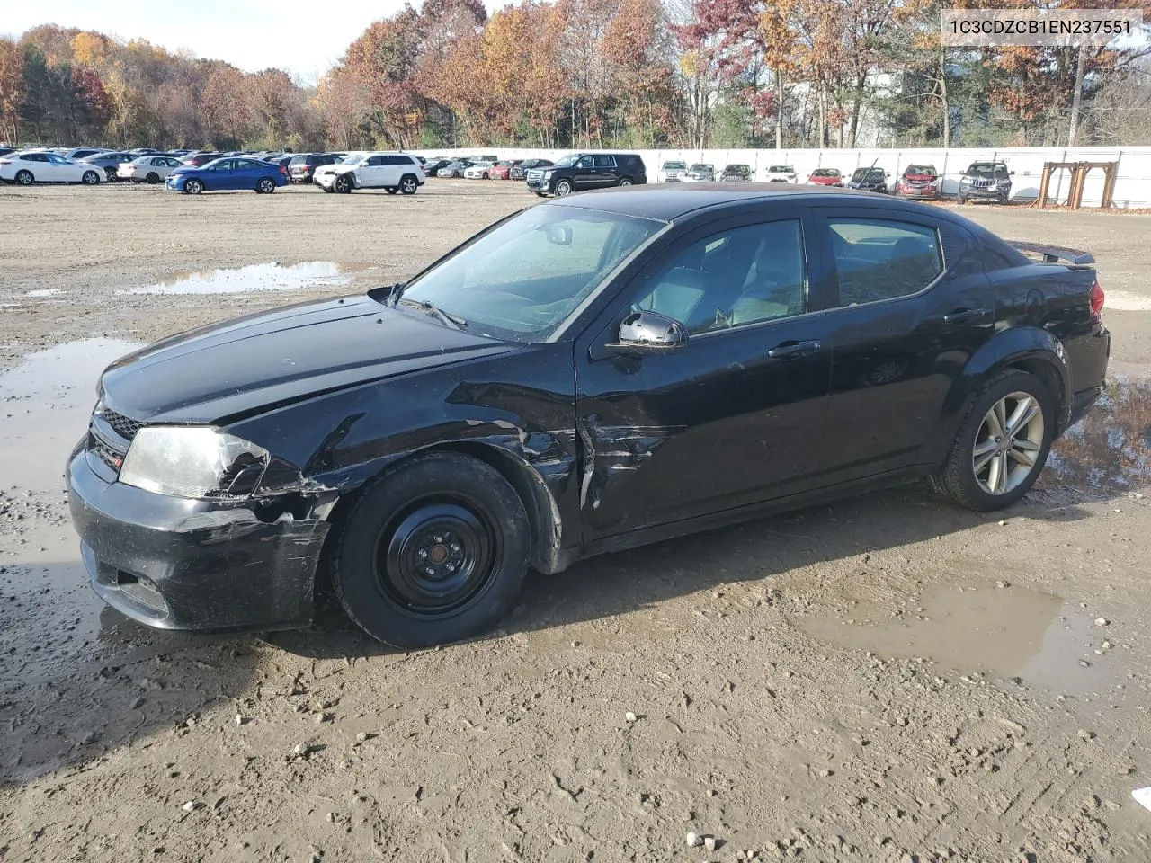 2014 Dodge Avenger Sxt VIN: 1C3CDZCB1EN237551 Lot: 77961764