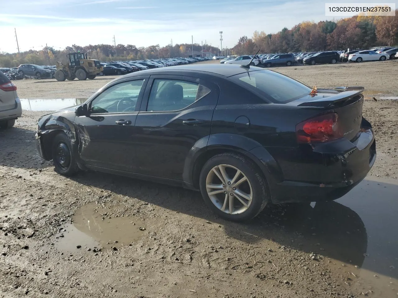 2014 Dodge Avenger Sxt VIN: 1C3CDZCB1EN237551 Lot: 77961764