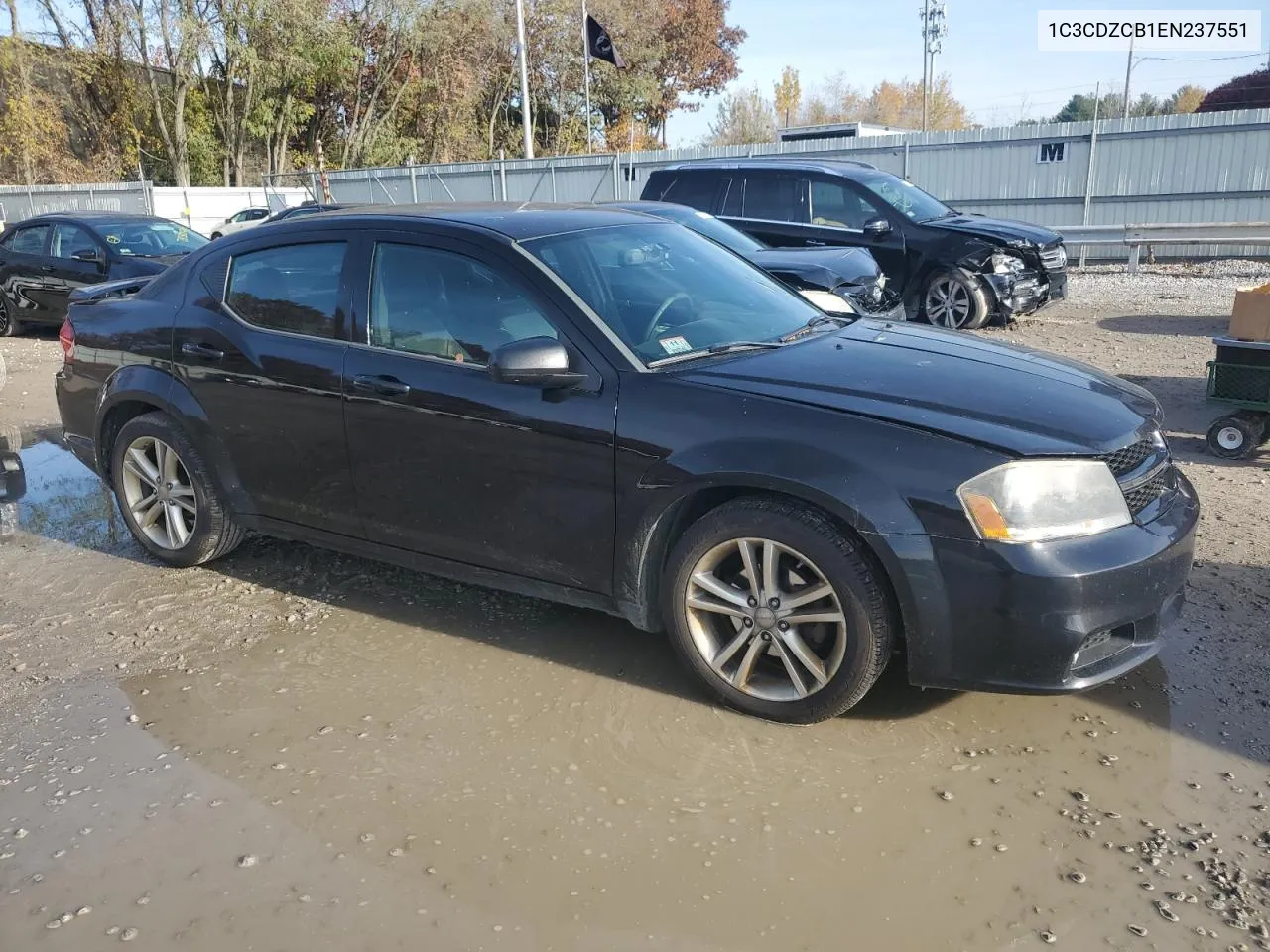 2014 Dodge Avenger Sxt VIN: 1C3CDZCB1EN237551 Lot: 77961764