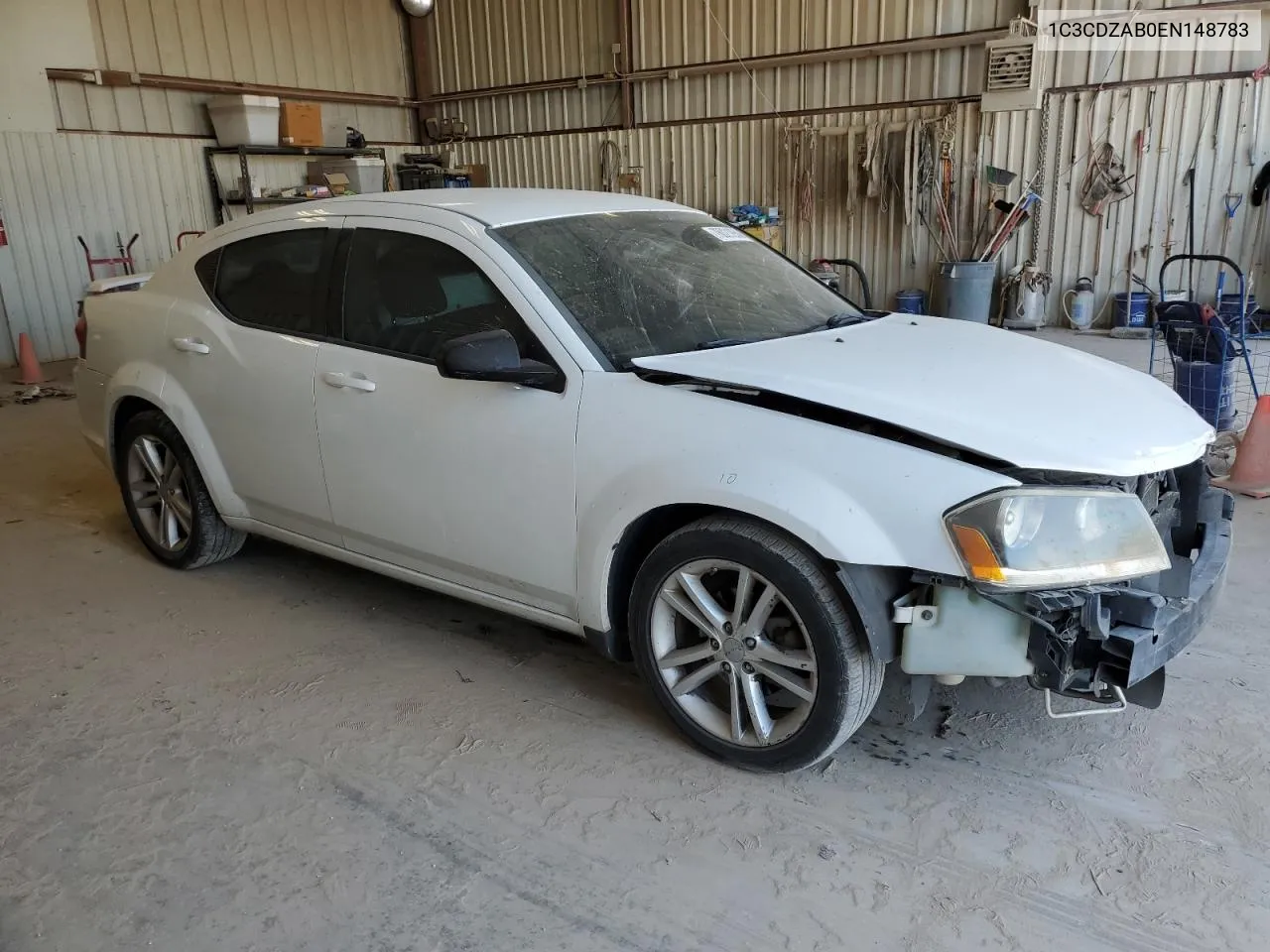 2014 Dodge Avenger Se VIN: 1C3CDZAB0EN148783 Lot: 78021854