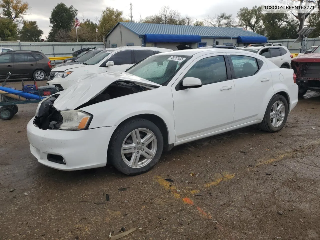 2014 Dodge Avenger Sxt VIN: 1C3CDZCB6EN163771 Lot: 78311104