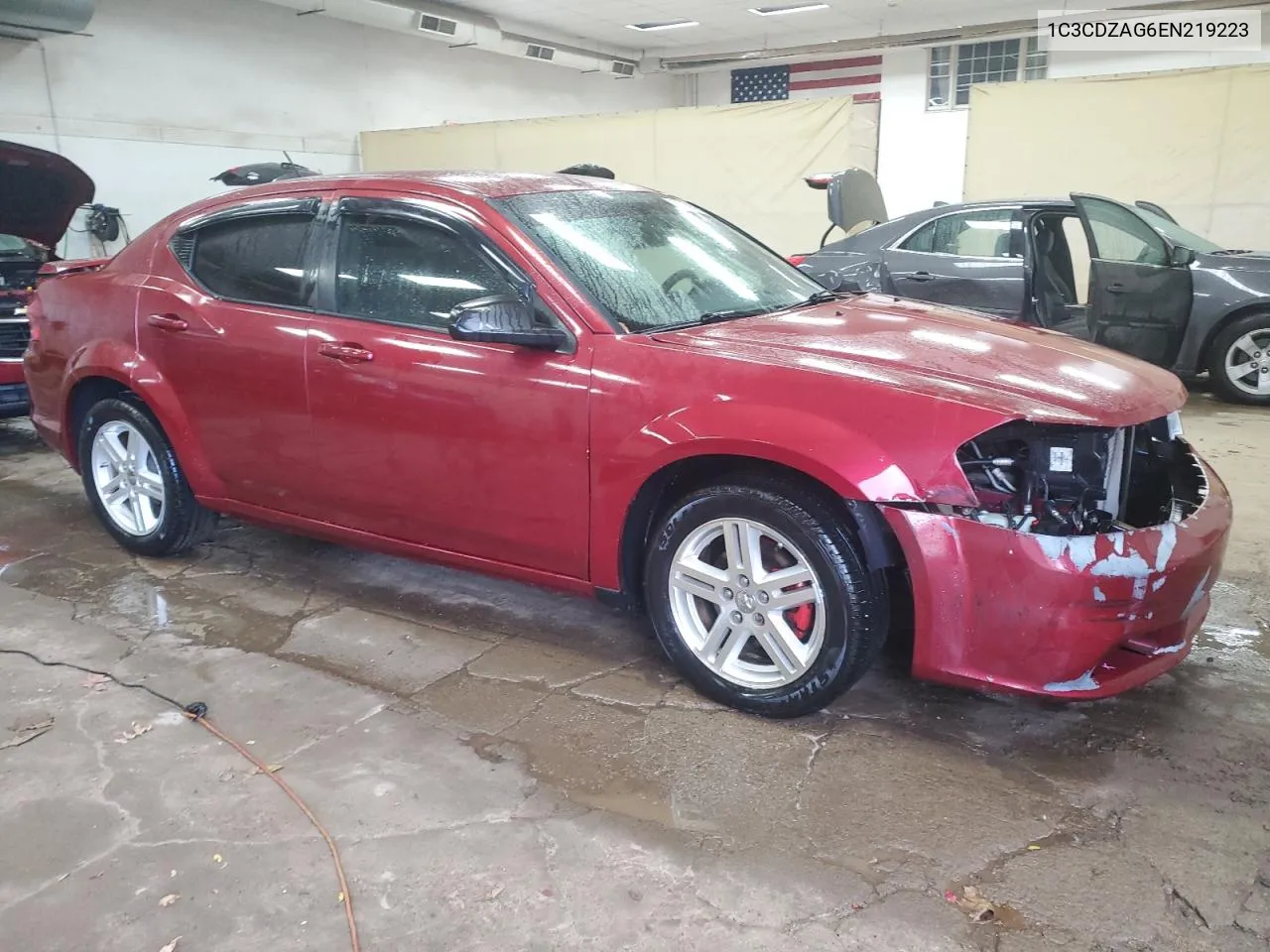 2014 Dodge Avenger Se VIN: 1C3CDZAG6EN219223 Lot: 78679574