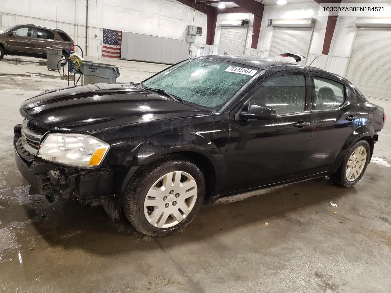 2014 Dodge Avenger Se VIN: 1C3CDZAB0EN184571 Lot: 78685564