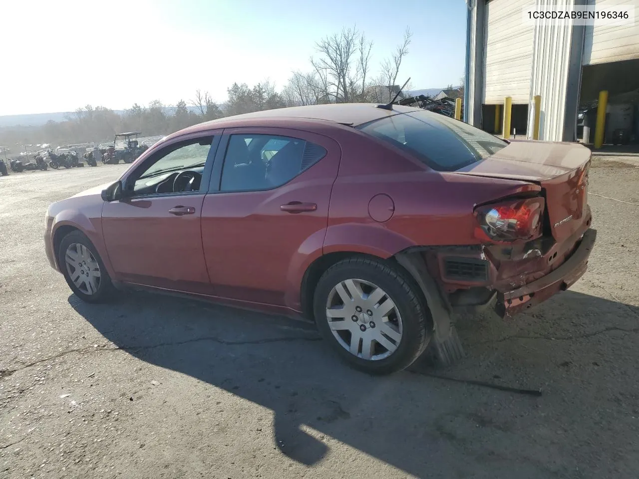 2014 Dodge Avenger Se VIN: 1C3CDZAB9EN196346 Lot: 78996724