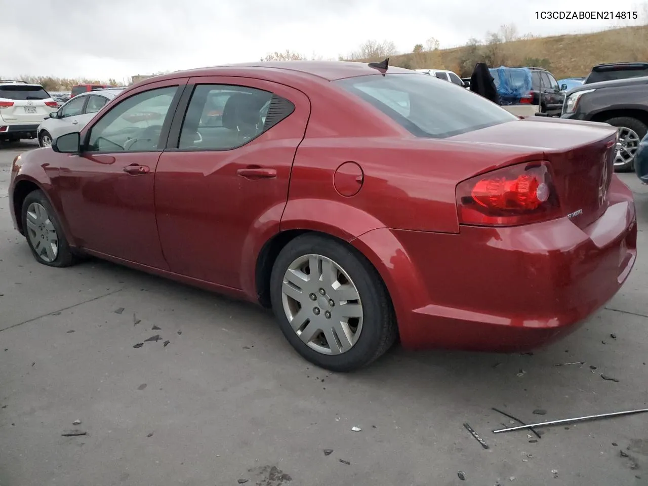 2014 Dodge Avenger Se VIN: 1C3CDZAB0EN214815 Lot: 79030264