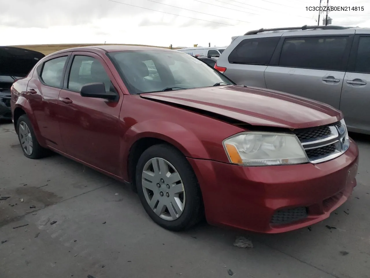 2014 Dodge Avenger Se VIN: 1C3CDZAB0EN214815 Lot: 79030264