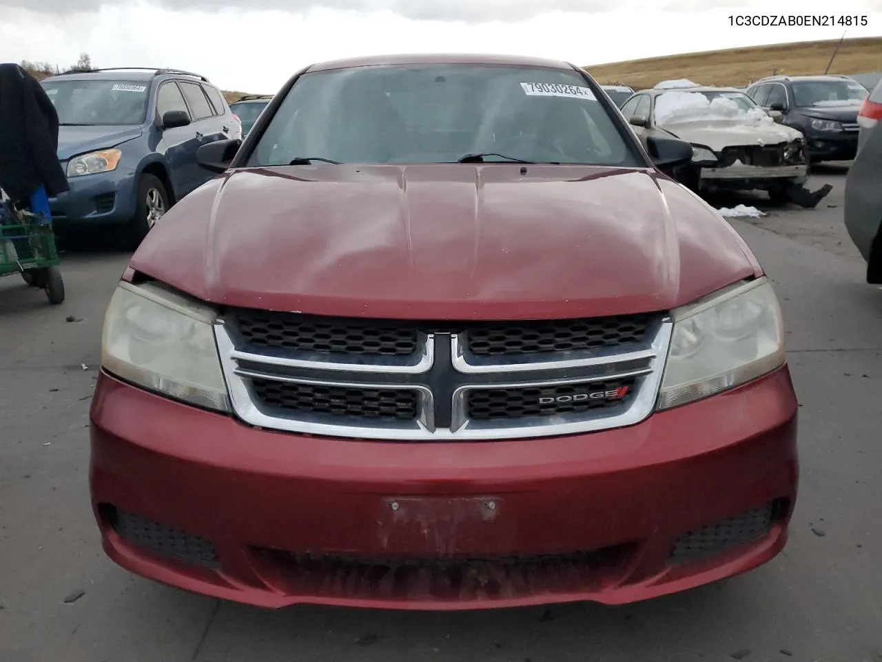 2014 Dodge Avenger Se VIN: 1C3CDZAB0EN214815 Lot: 79030264