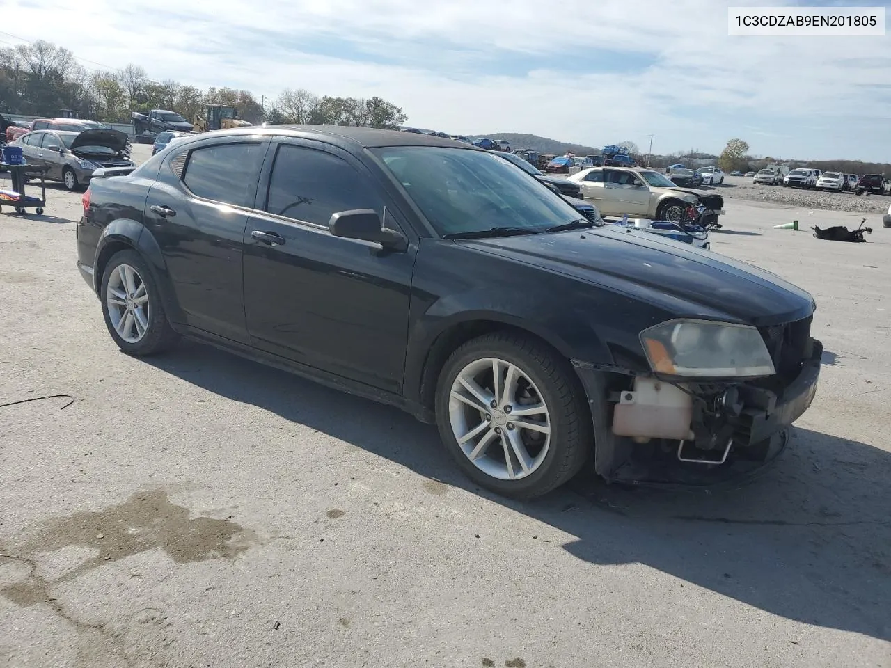 2014 Dodge Avenger Se VIN: 1C3CDZAB9EN201805 Lot: 79256524