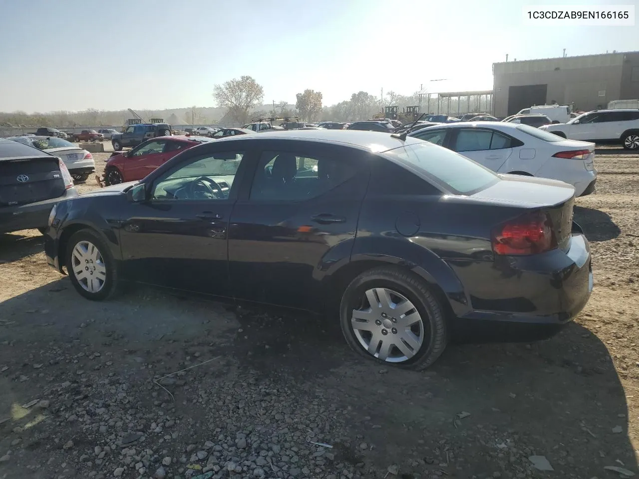 2014 Dodge Avenger Se VIN: 1C3CDZAB9EN166165 Lot: 79539174