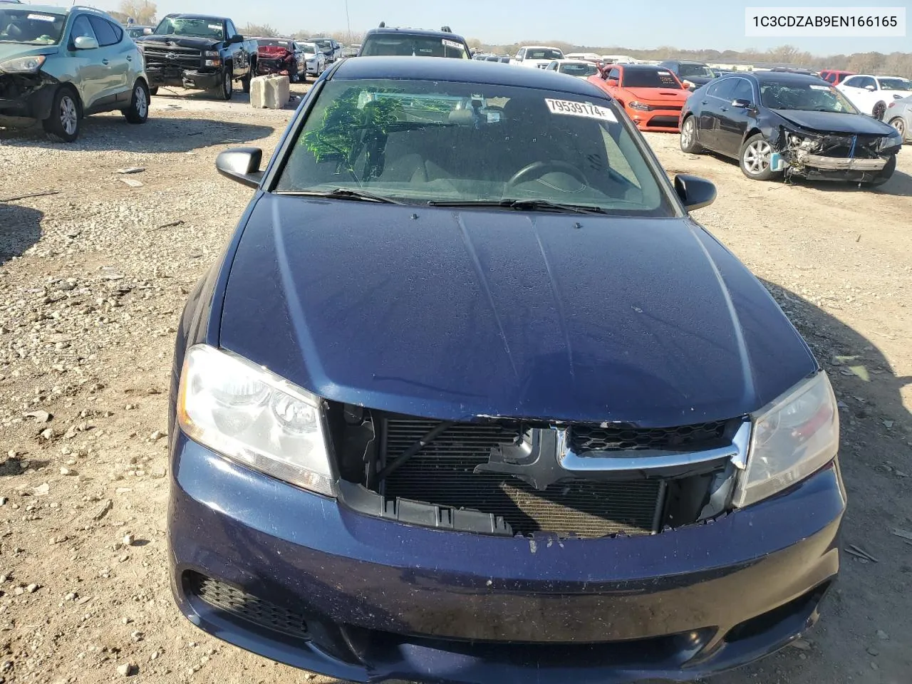 2014 Dodge Avenger Se VIN: 1C3CDZAB9EN166165 Lot: 79539174