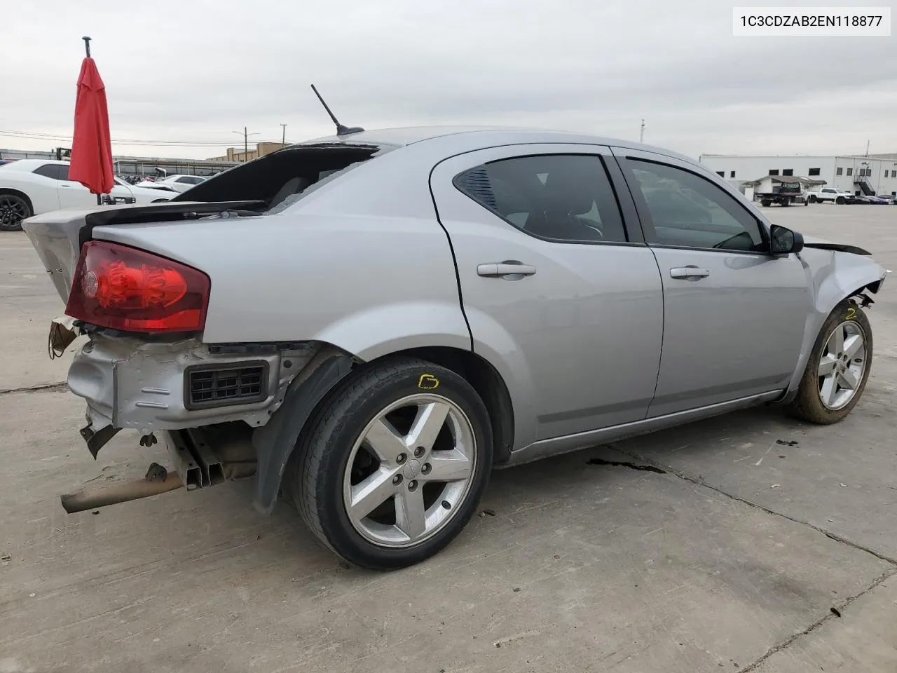 2014 Dodge Avenger Se VIN: 1C3CDZAB2EN118877 Lot: 79675694