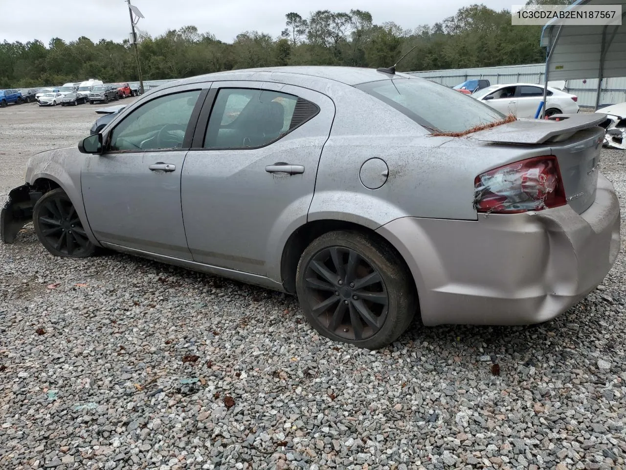 2014 Dodge Avenger Se VIN: 1C3CDZAB2EN187567 Lot: 79853884