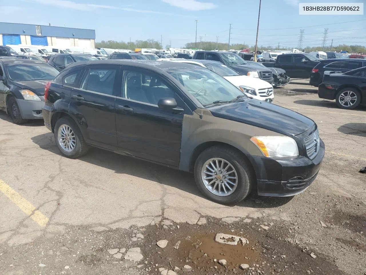 2007 Dodge Caliber VIN: 1B3HB28B77D590622 Lot: 52728944